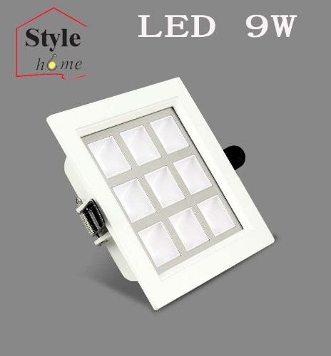 LED Einbaustrahler Panel D004-9W Warmweiss
